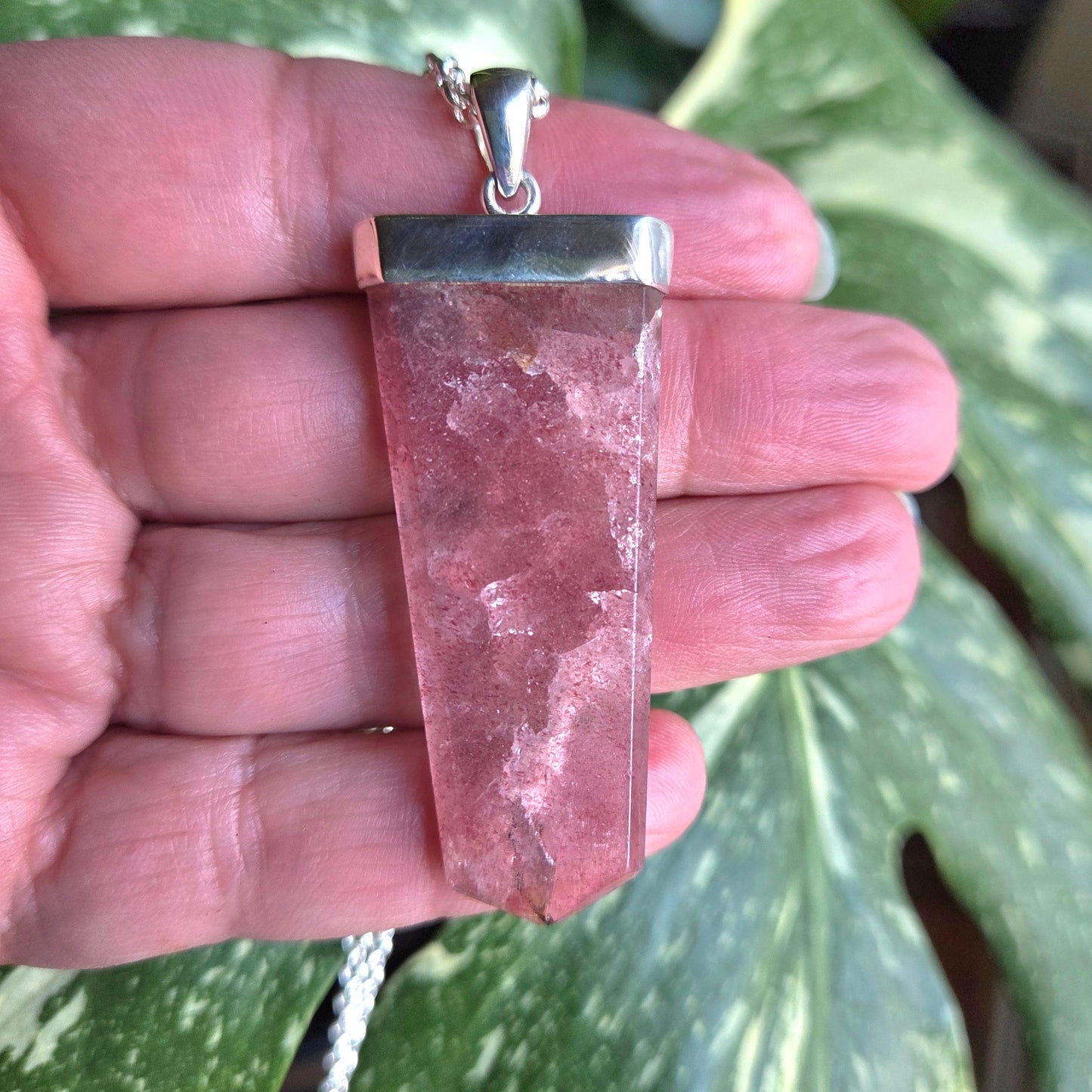 Strawberry Quartz Pendant