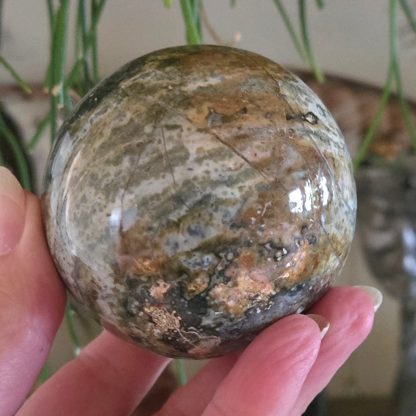 Ocean Jasper Sphere