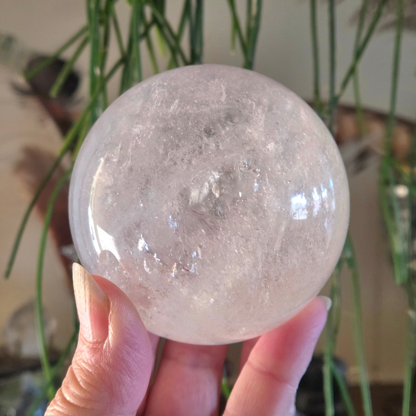 Clear Quartz Sphere 530Gm