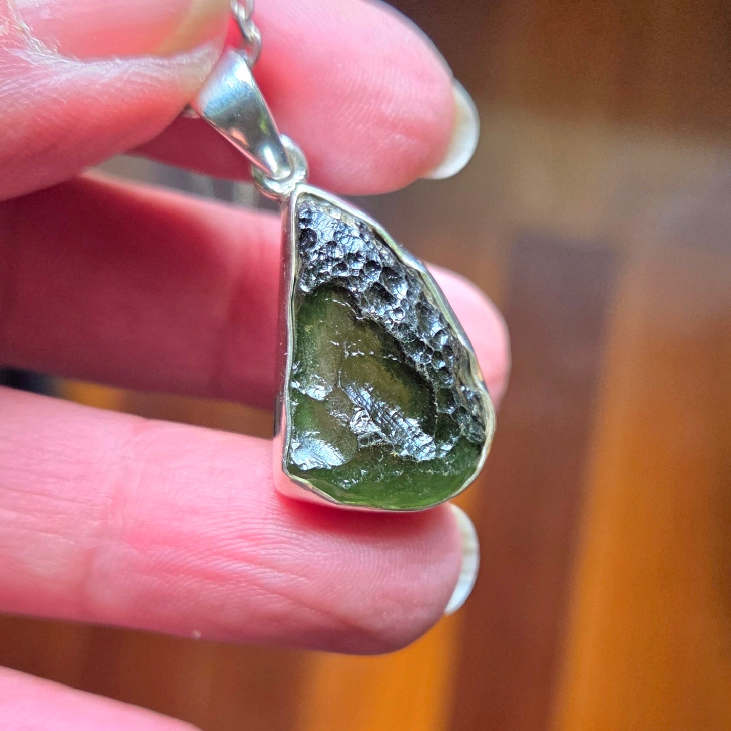 Moldavite Pendant