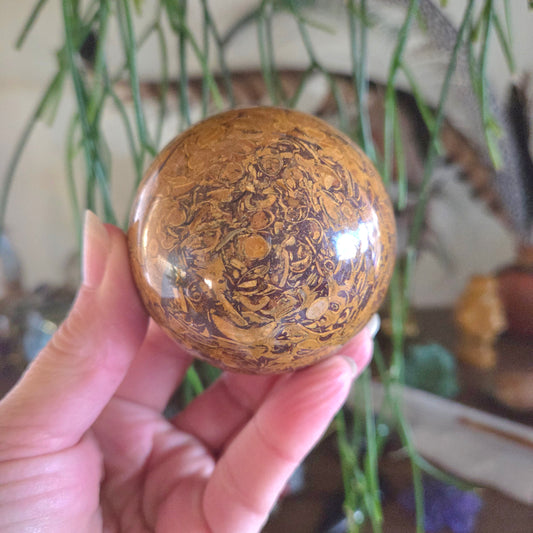 Calligraphy Stone Sphere