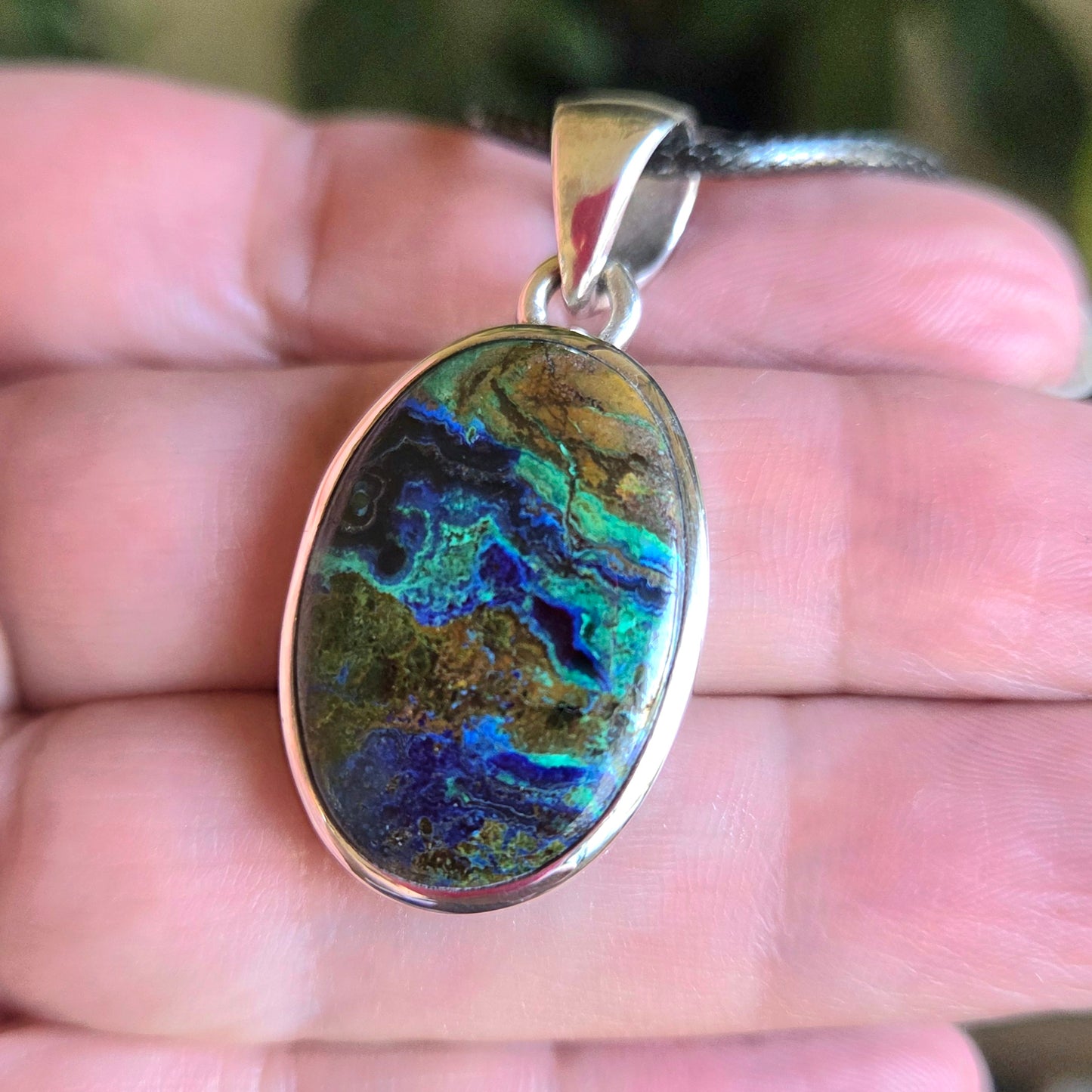 Azurite Malachite Pendant