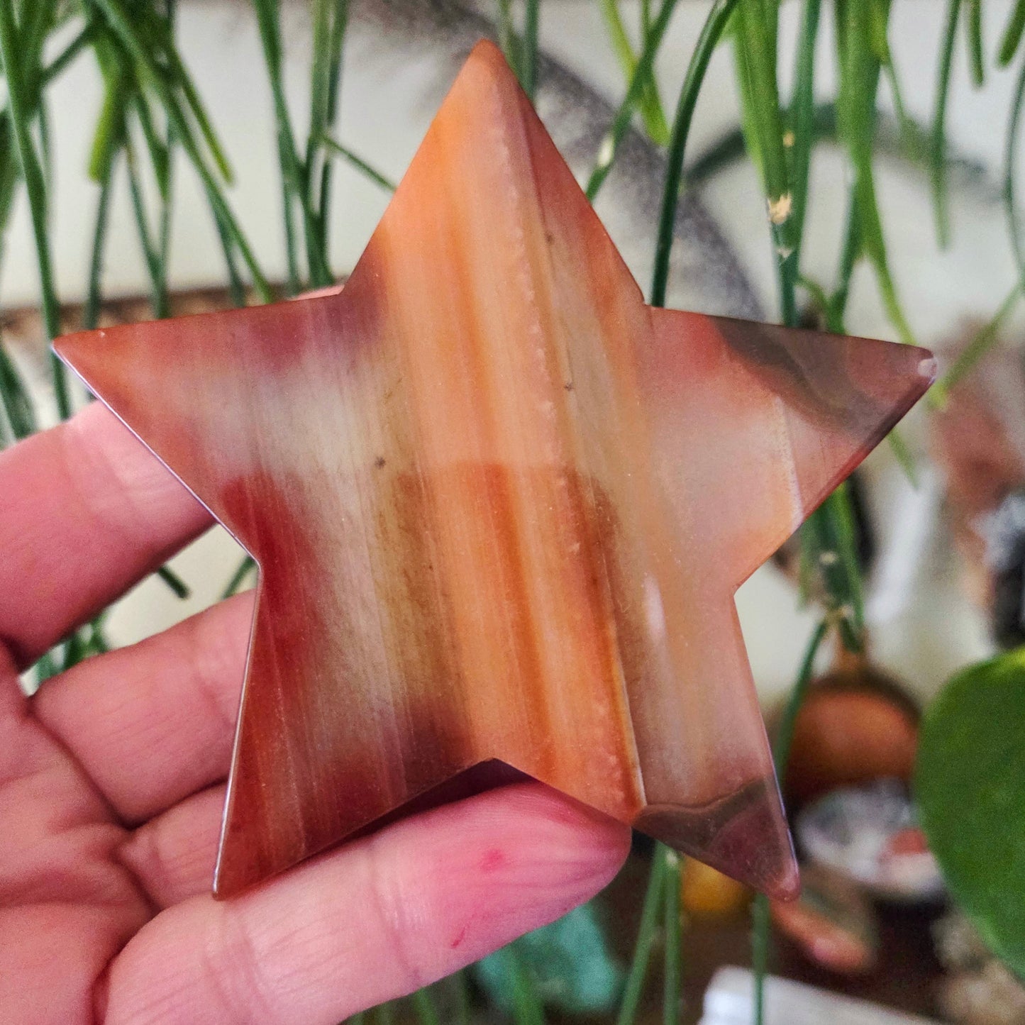 Red Agate Star Slab