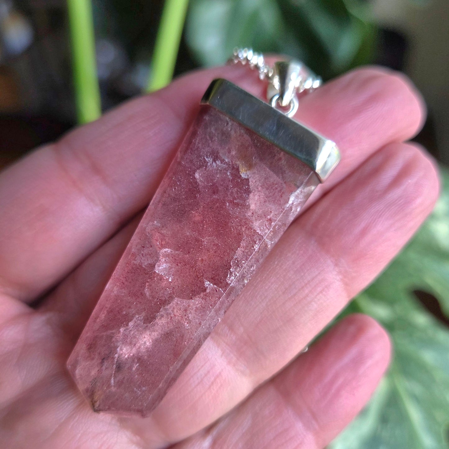 Strawberry Quartz Pendant