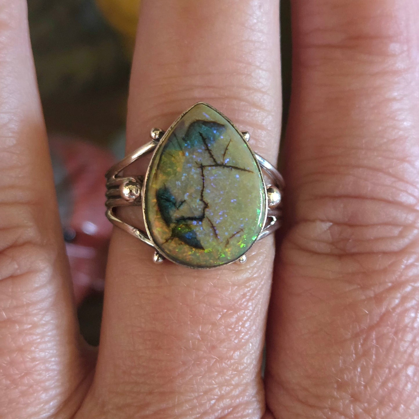 Monarch Opal Ring Size 9