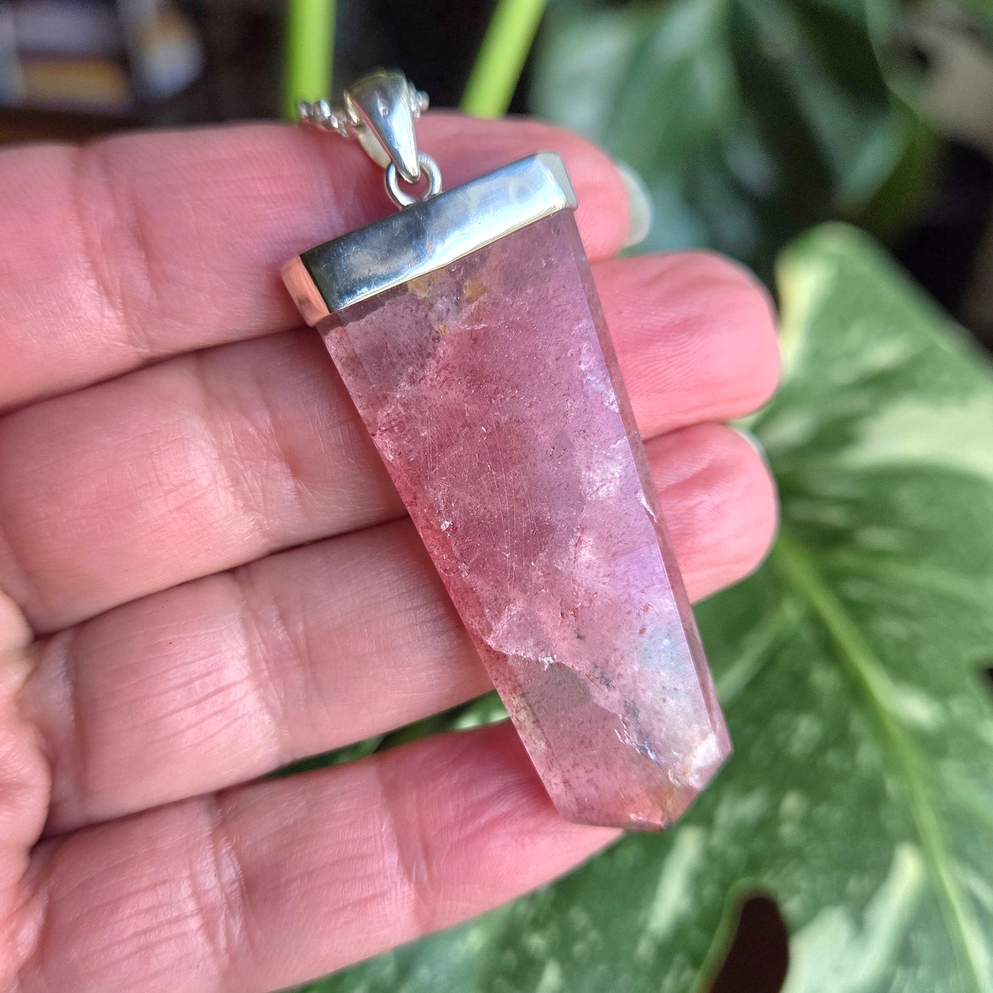 Strawberry Quartz Pendant