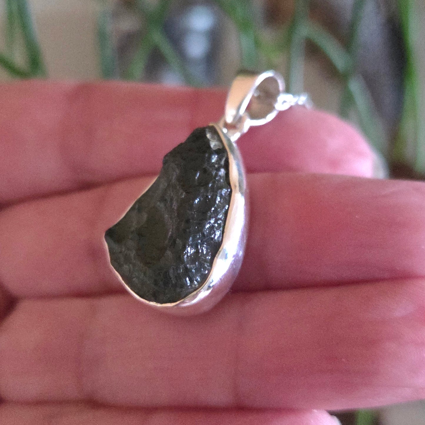 Moldavite Pendant