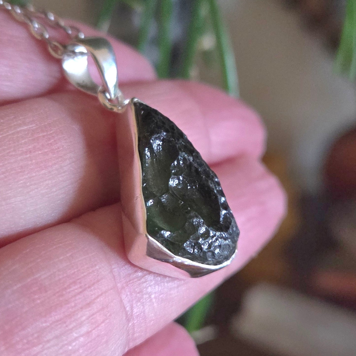 Moldavite Pendant