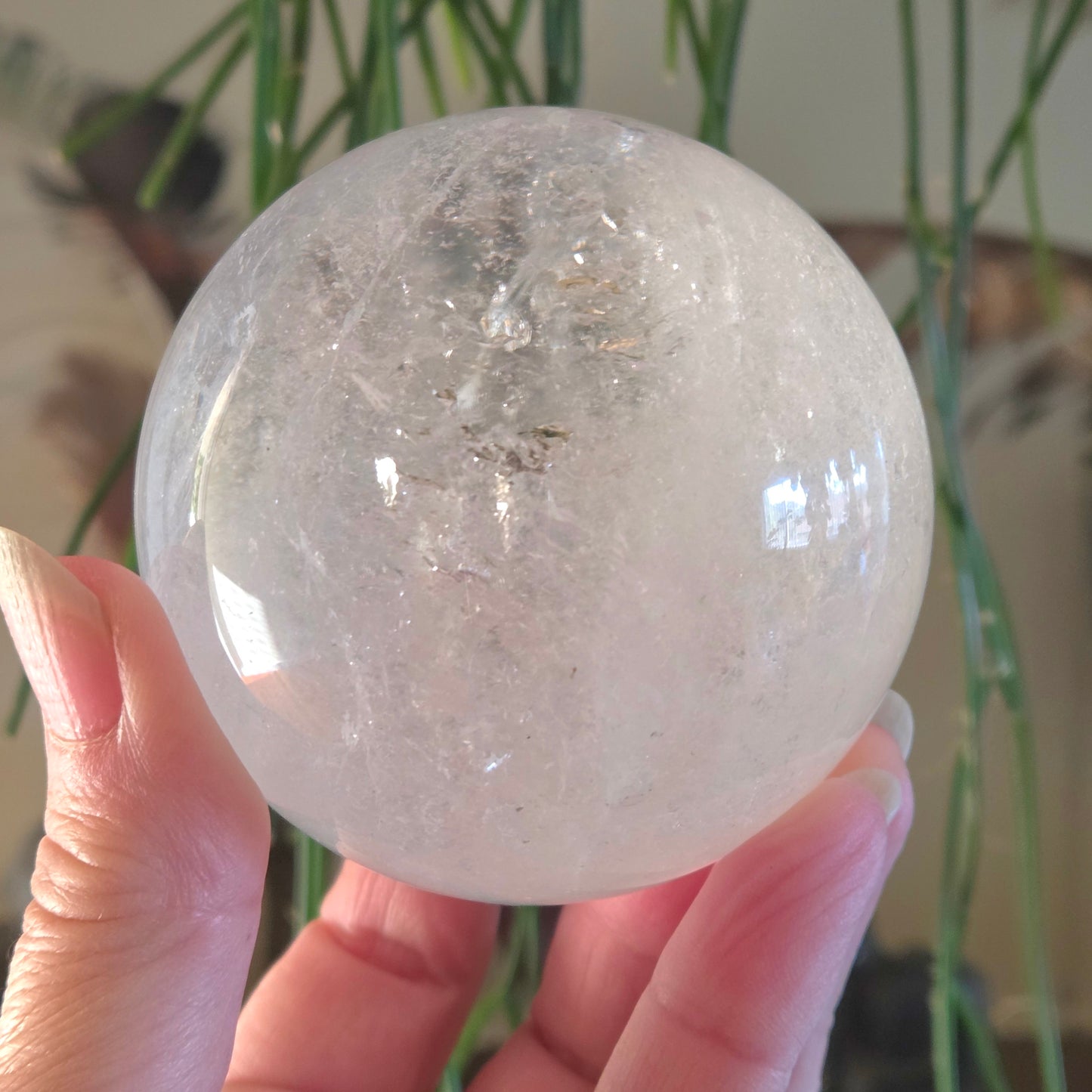 Clear Quartz Sphere 530Gm
