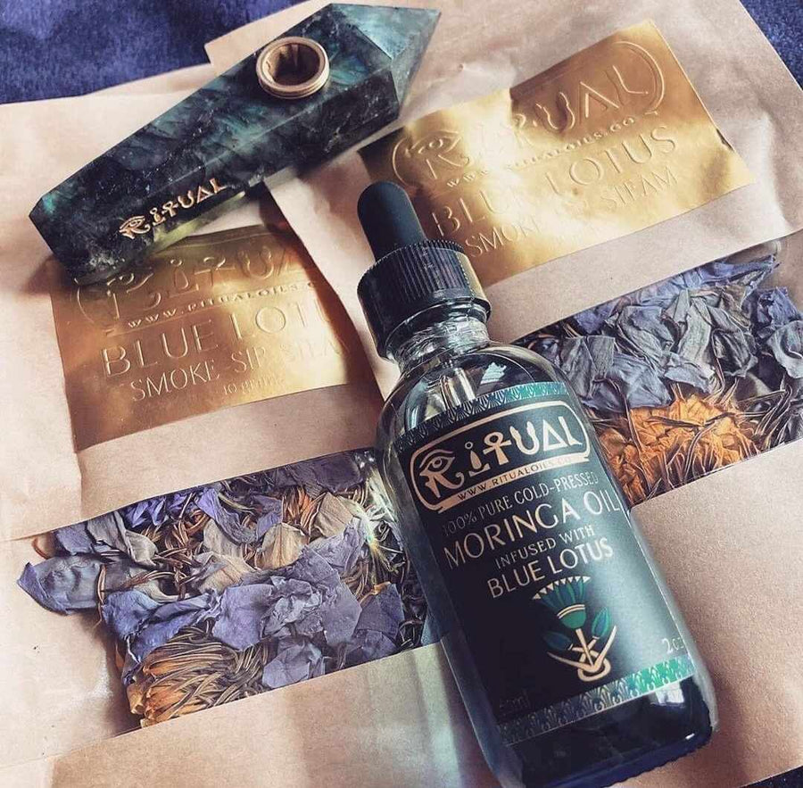 Ritual Moringa Oil Infused with Blue Lotus
