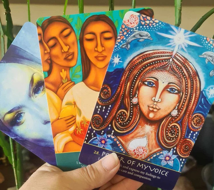 Three Artistic Tarot Cards