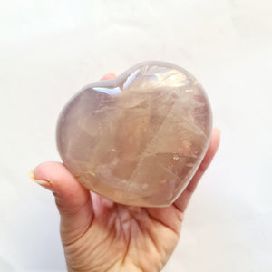 BLUE ROSE QUARTZ HEART