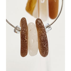 SEAGLASS BEADED EARRINGS