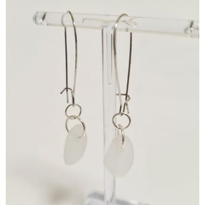 SEAGLASS HOOP EARRINGS