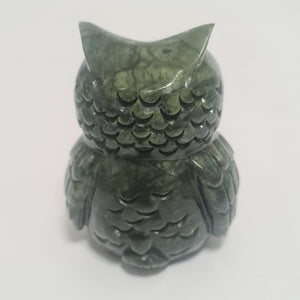 GREEN JADE OWL
