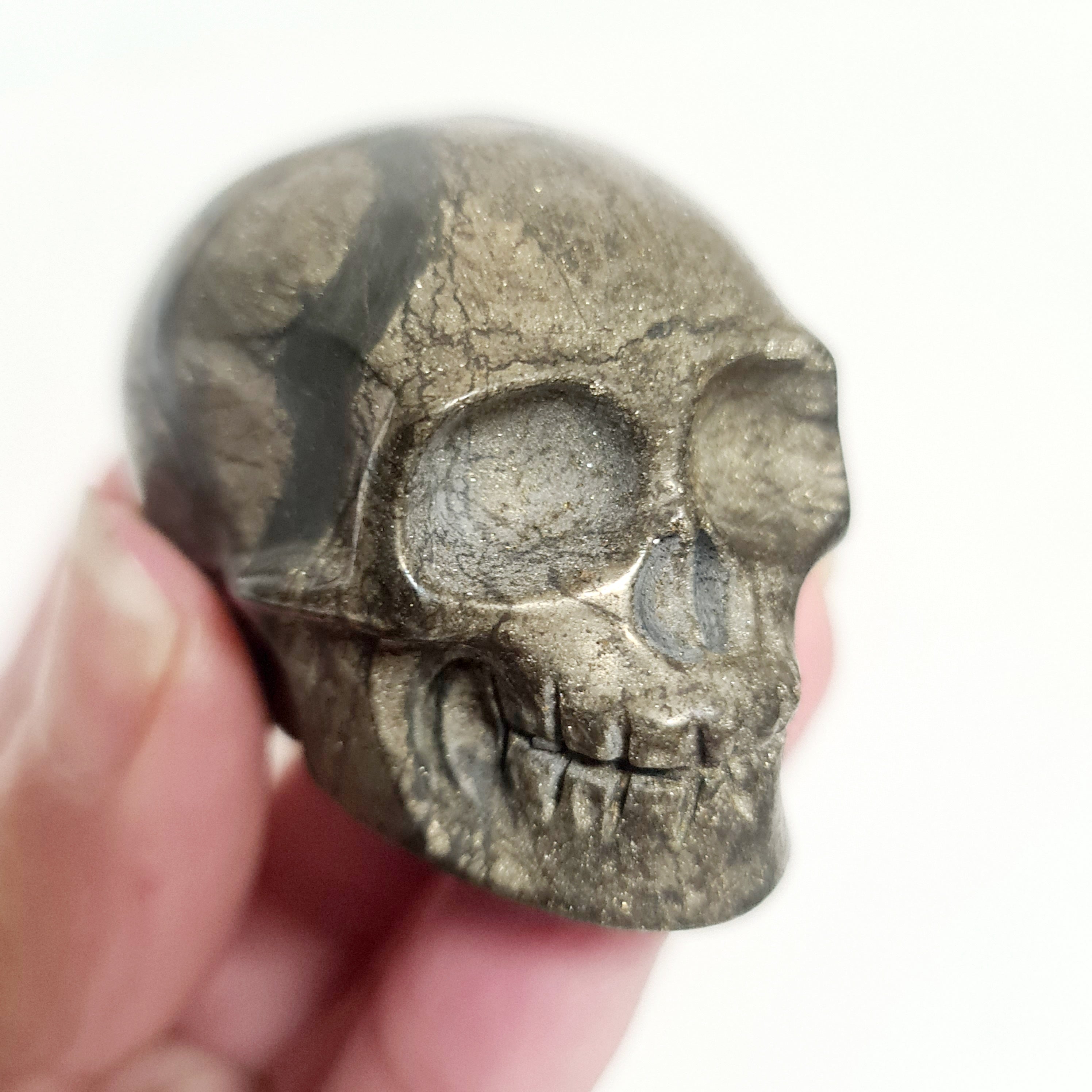PYRITE SKULL