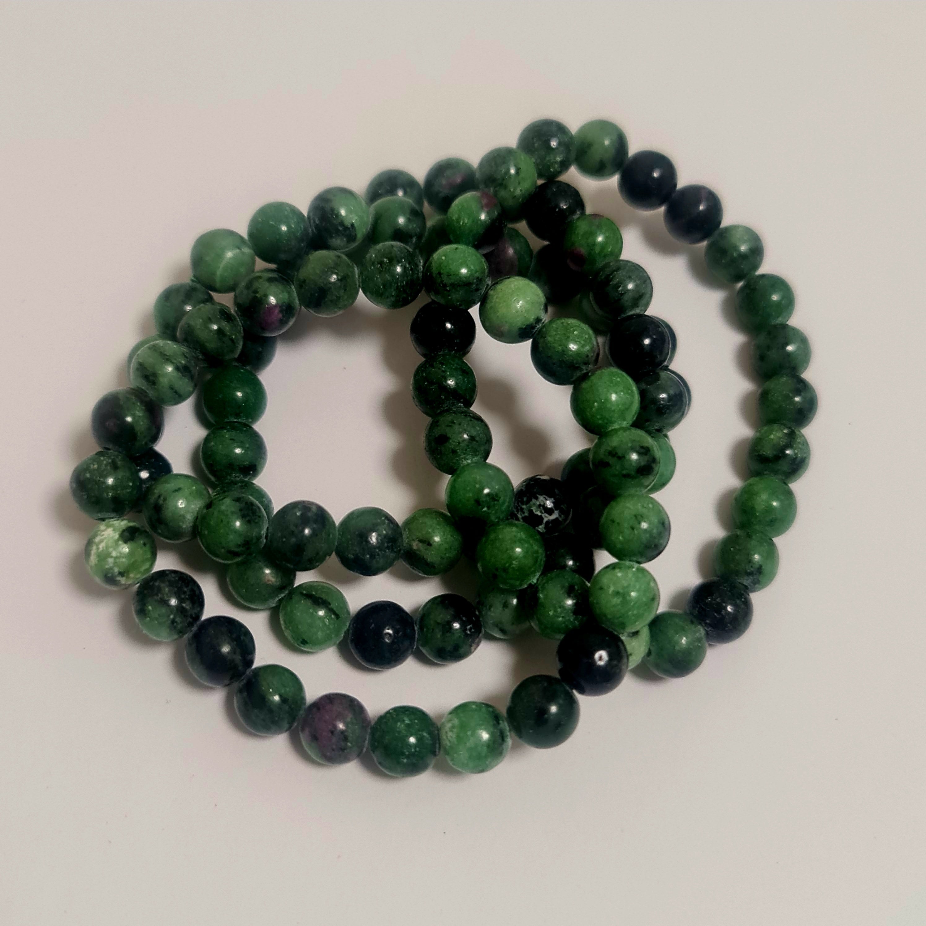 RUBY IN ZOISITE BRACELET 8mm
