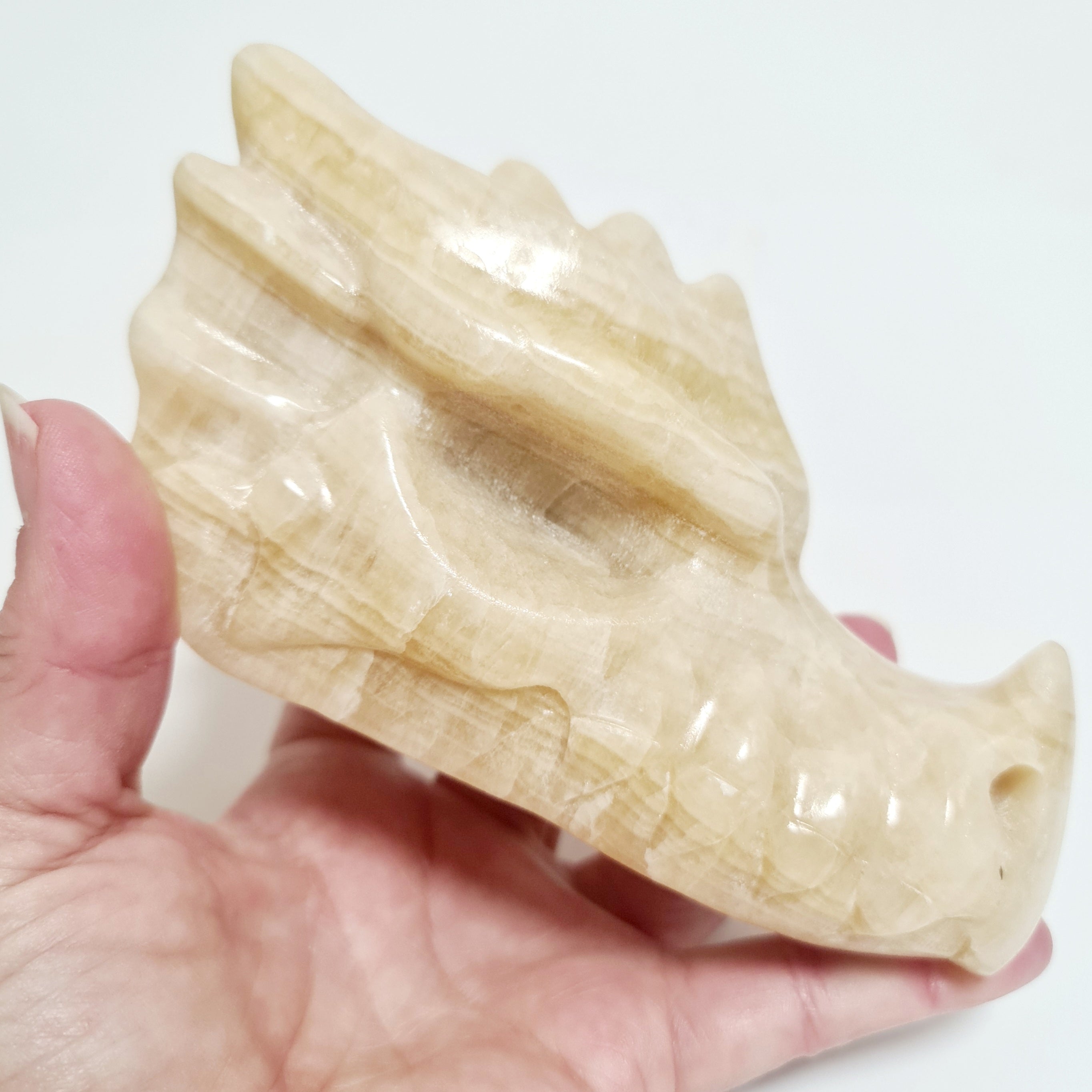 CALCITE DRAGON HEAD