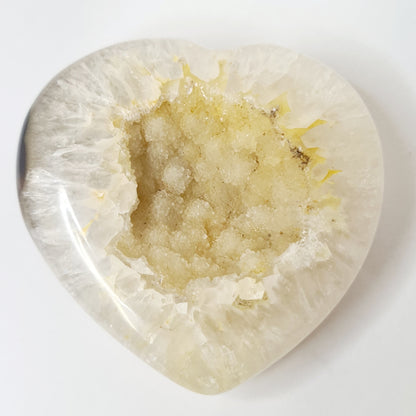 Druzy Agate Heart