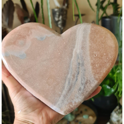 Pink Amethyst Heart 7