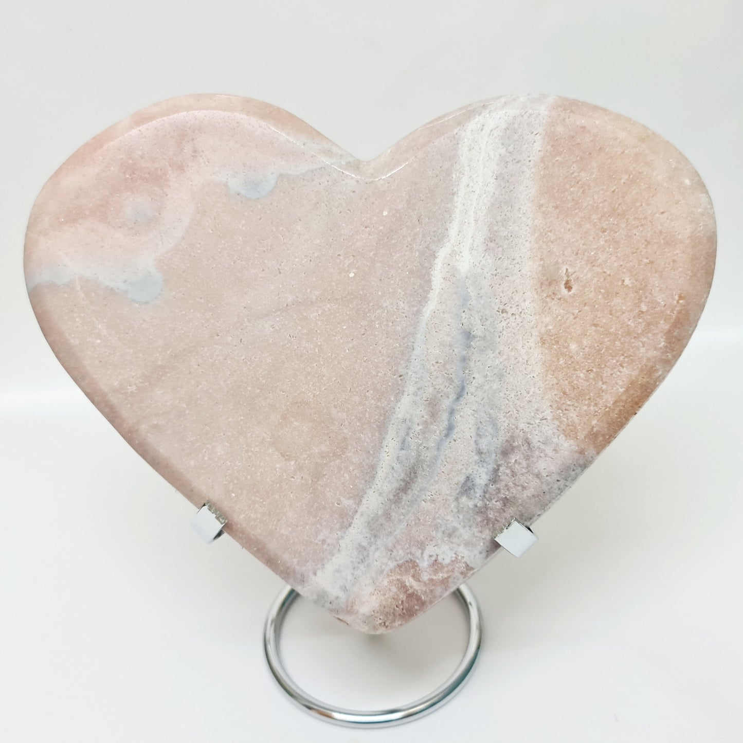 Pink Amethyst Heart 7