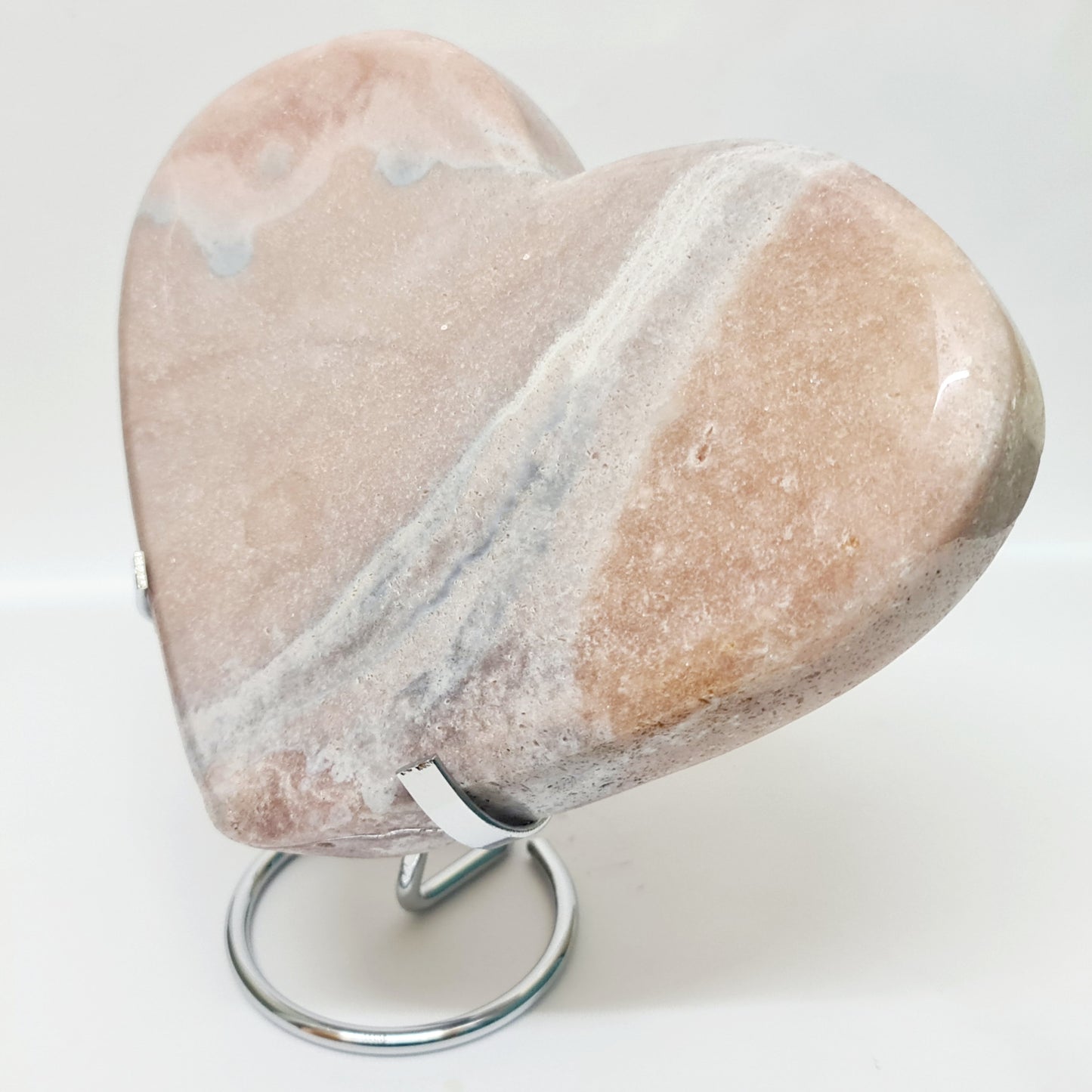 Pink Amethyst Heart 7