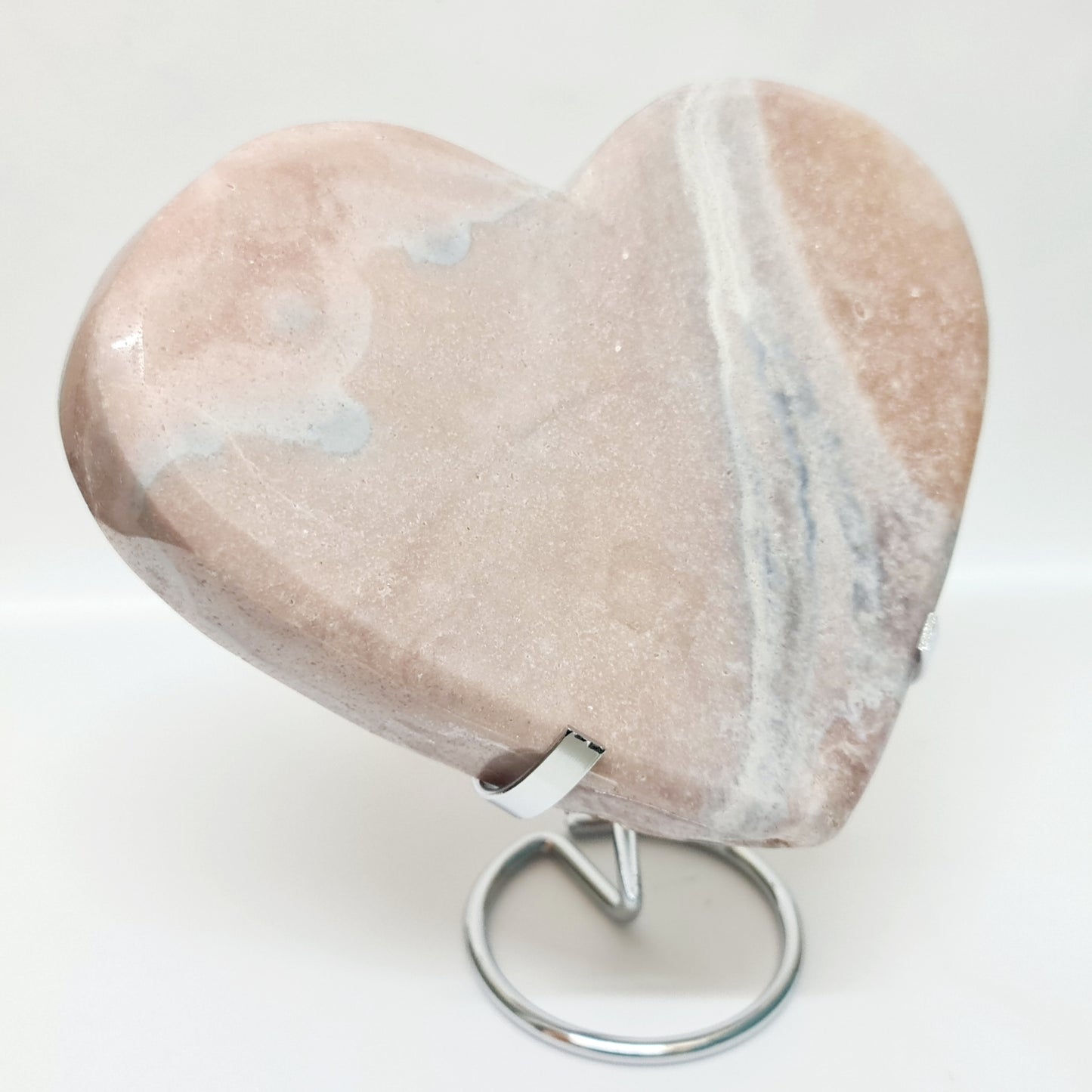 Pink Amethyst Heart 7