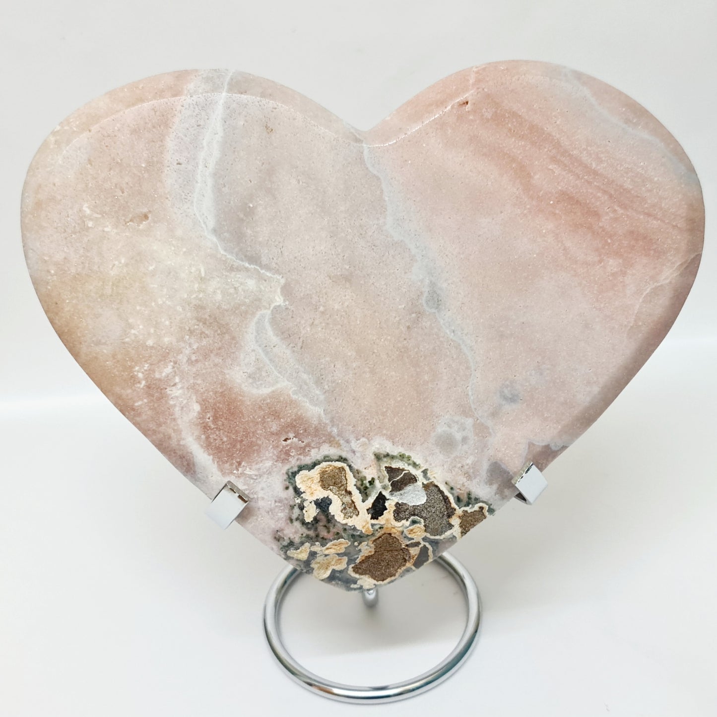 Pink Amethyst Heart 7