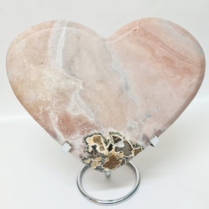 Pink Amethyst Heart 7