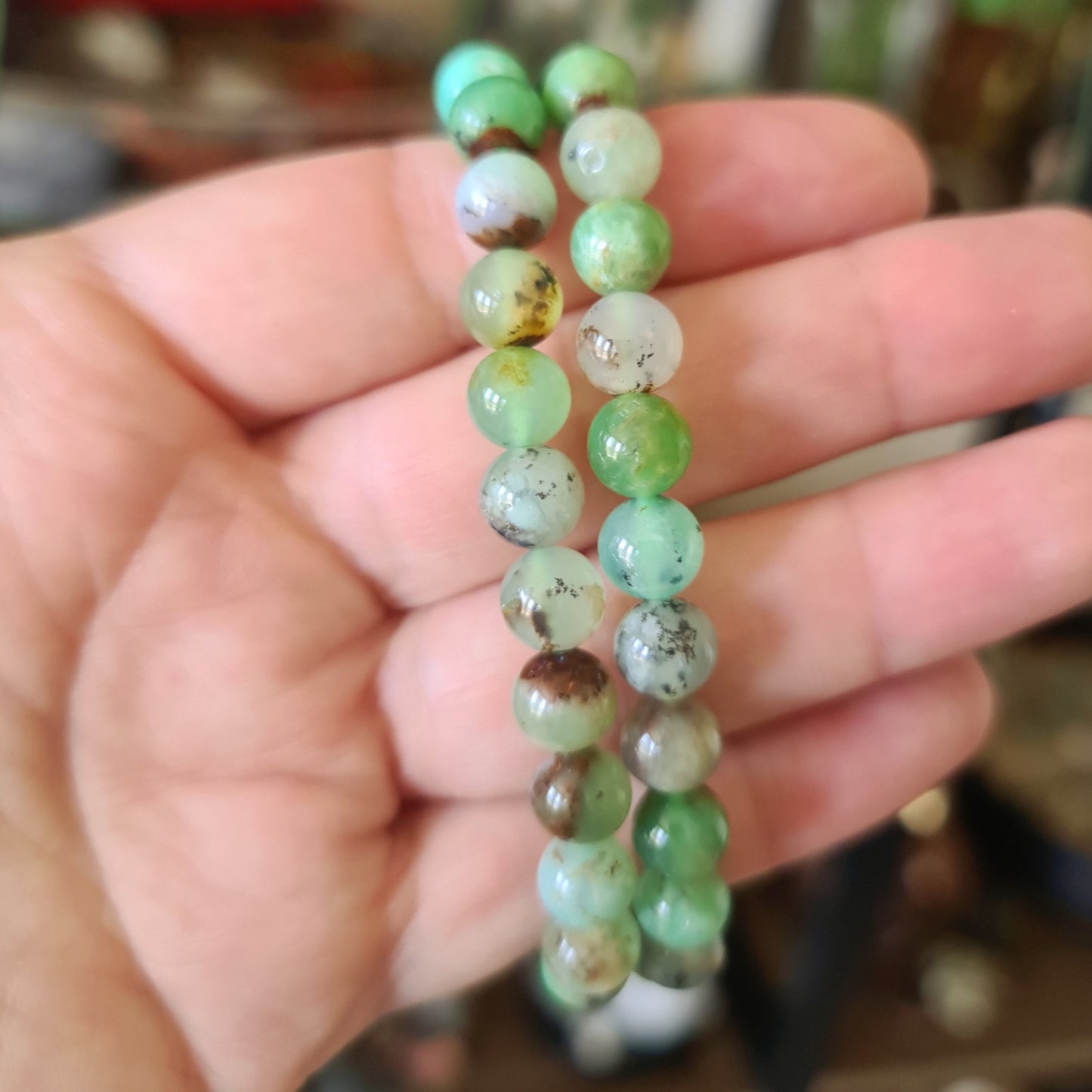 Green Chrysoprase Bracelet