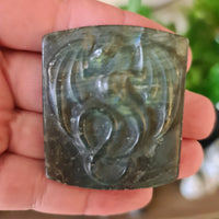 Labradorite Carved Tile