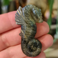 Labradorite Carved Tile