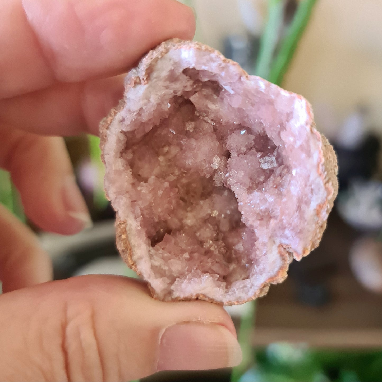 Pink Amethyst Geodes