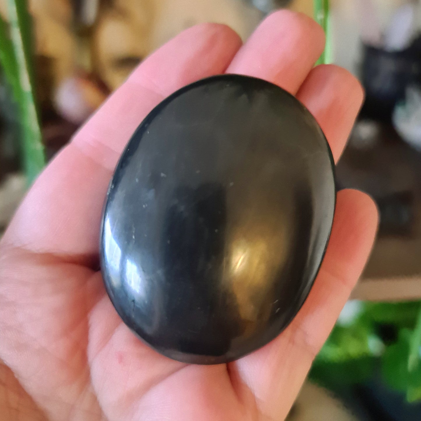 Shungite Palm Stone