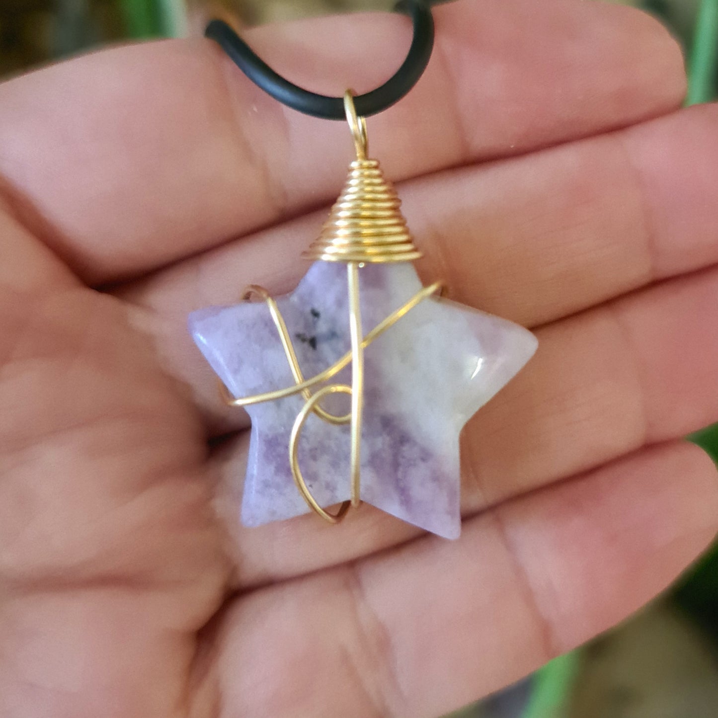 Wire Wrapped Star Pendant