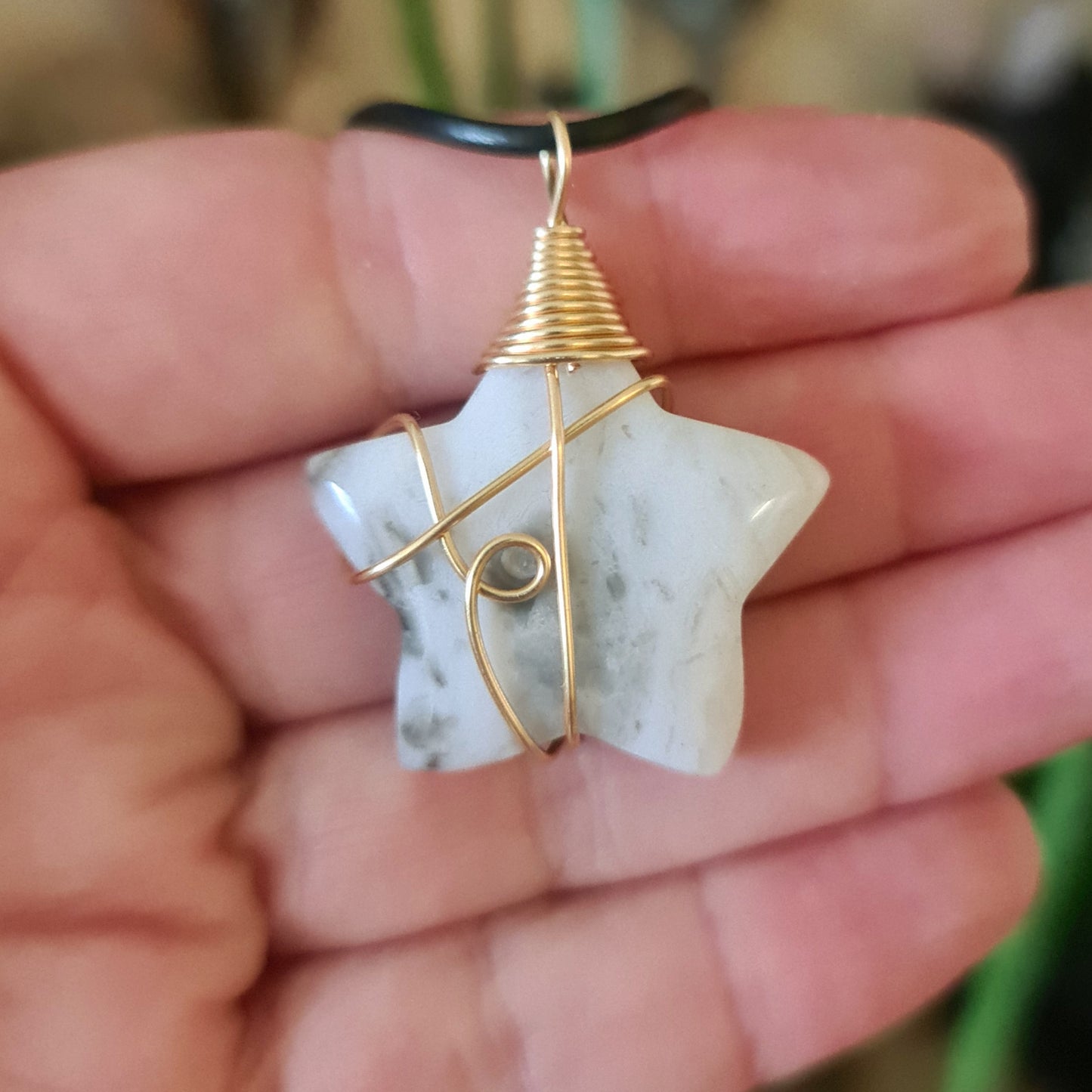 Wire Wrapped Star Pendant