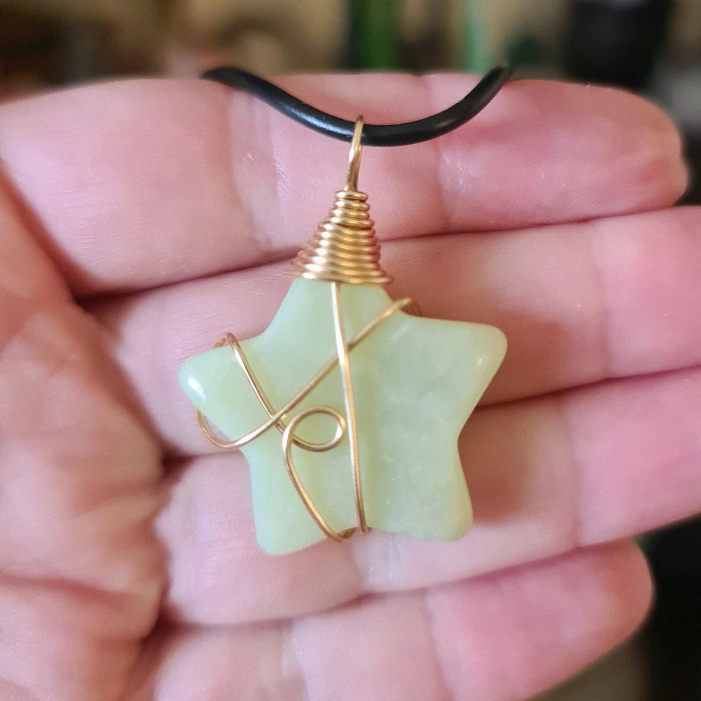 Wire Wrapped Star Pendant