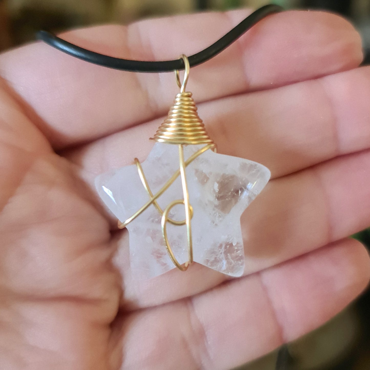 Wire Wrapped Star Pendant