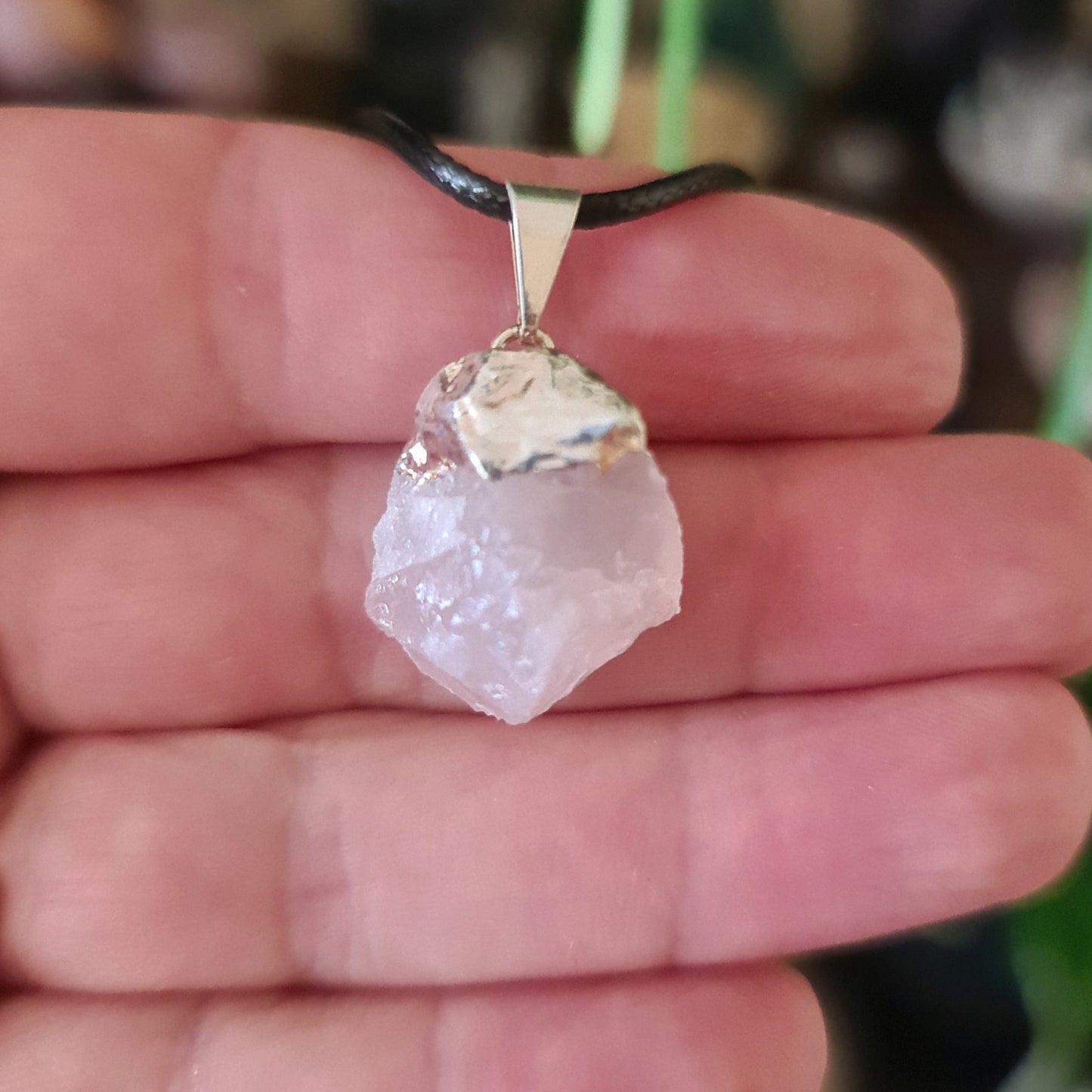 Electroformed Crystal Necklace