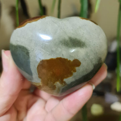 Polychrome Jasper Heart