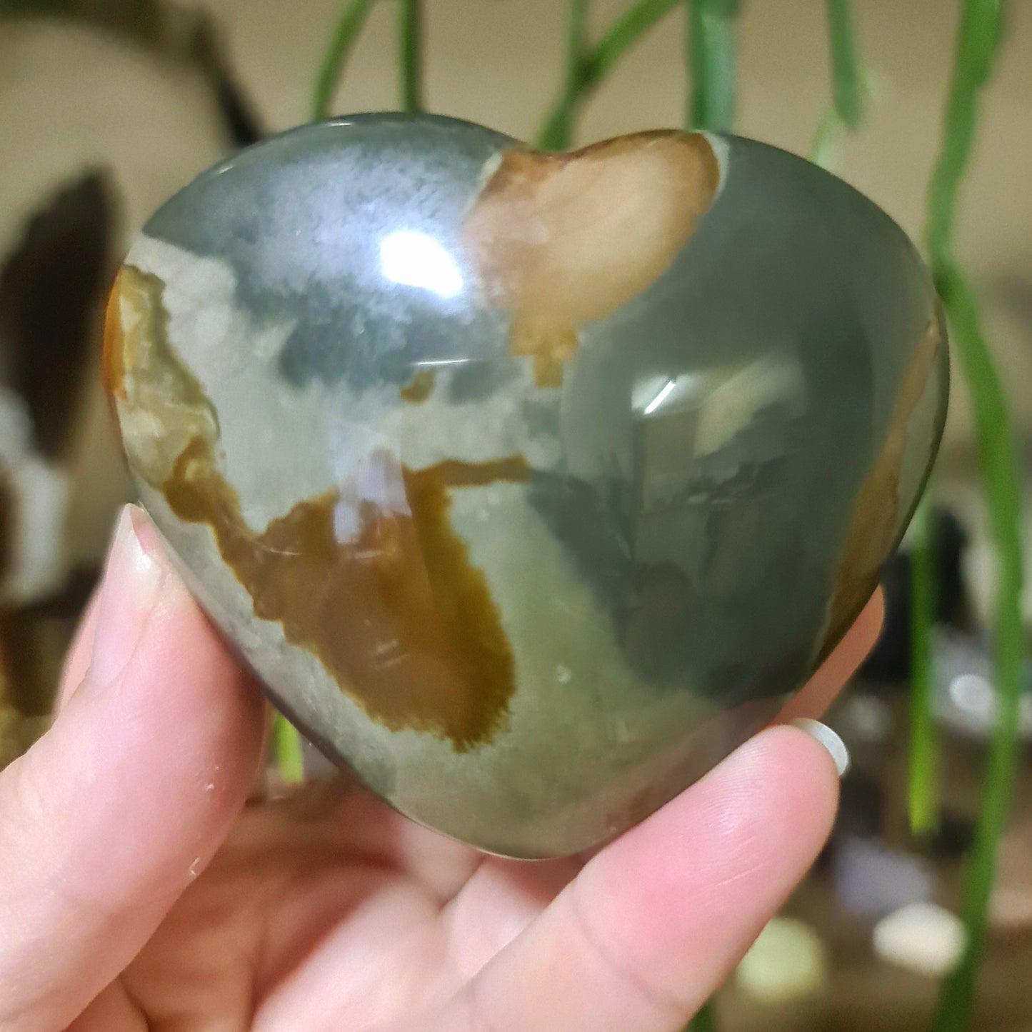 Polychrome Jasper Heart