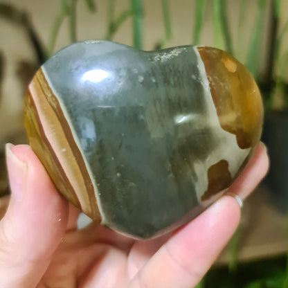 Polychrome Jasper Heart