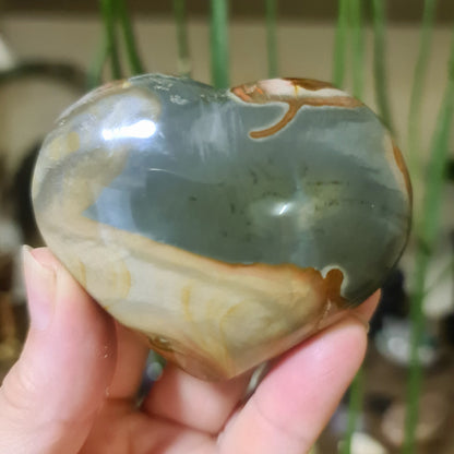 Polychrome Jasper Heart