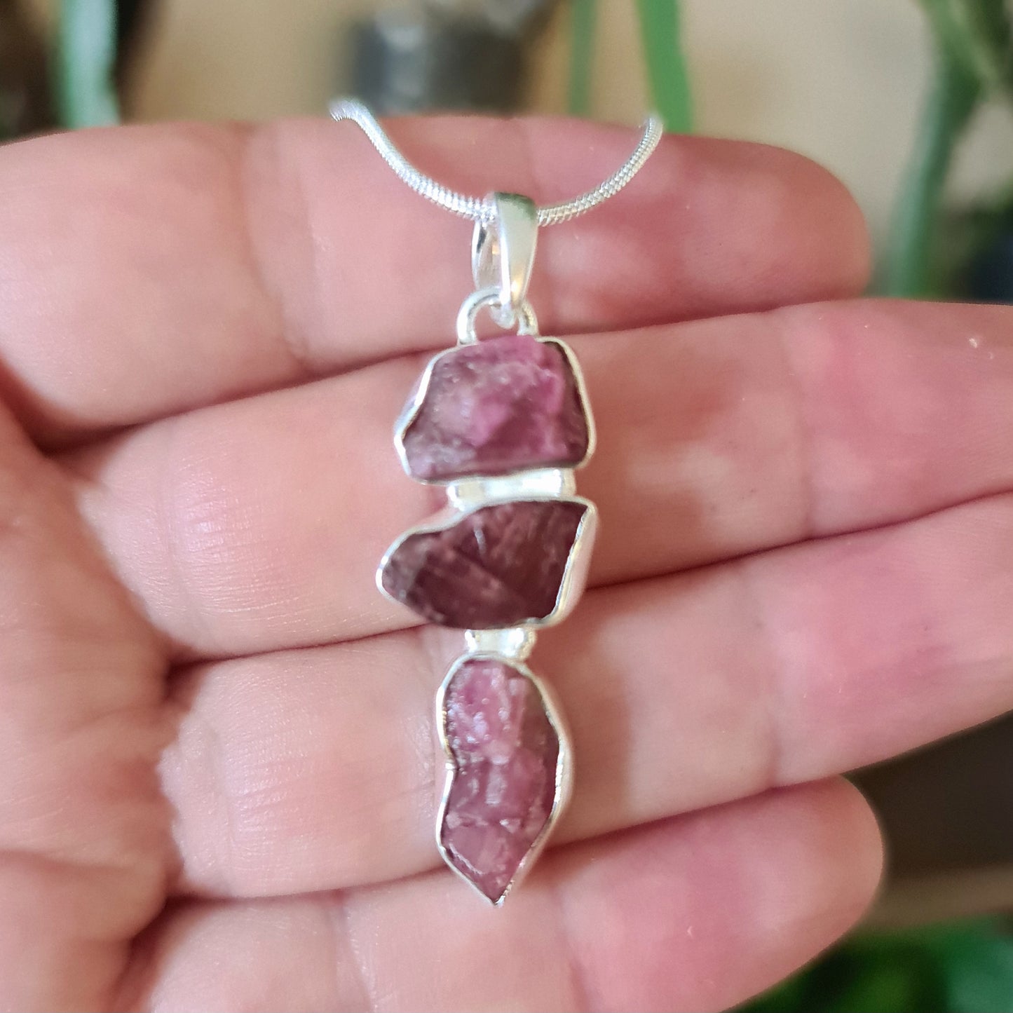 Pink Tourmaline Pendant