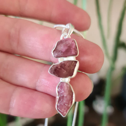 Pink Tourmaline Pendant