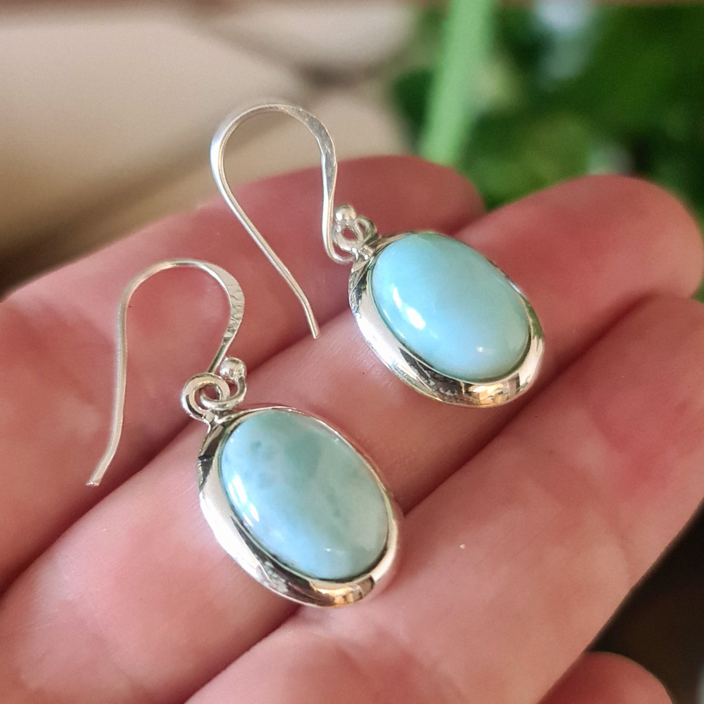 Larimar Earrings - Medium