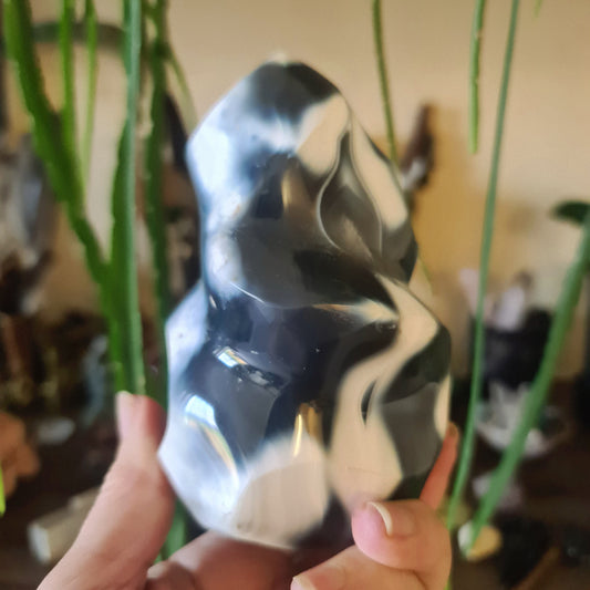 Orca Agate Flame