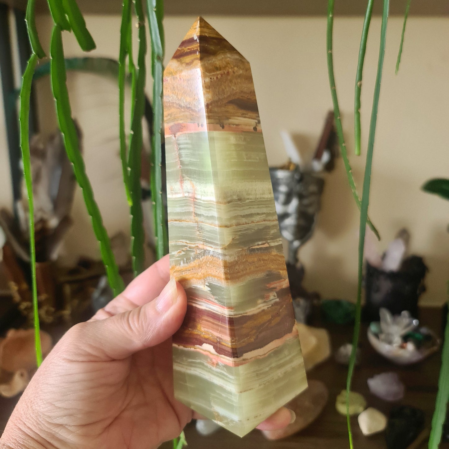 Green Onyx Tower - Large