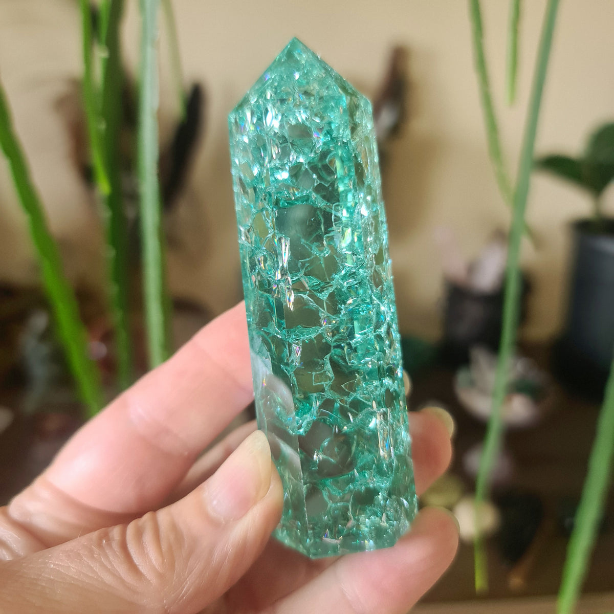 Crackle Quartz Point