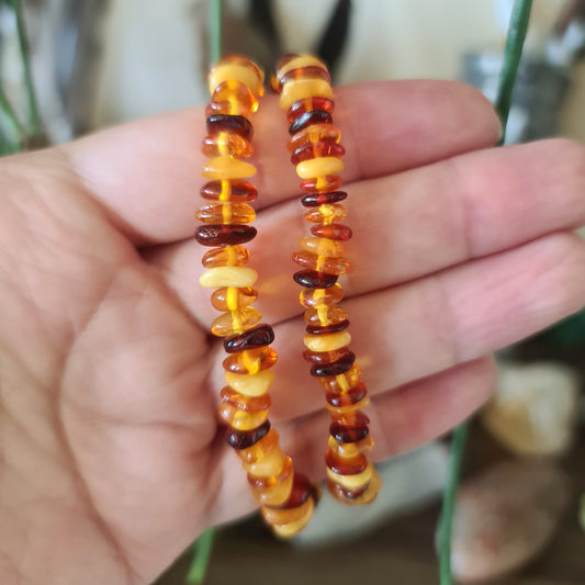 Amber Crystal Bracelets